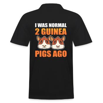 J’étais normal il y a 2 cochons d’Inde Hamster cochon d’Inde - Polo Homme - noir - Dos - Kai (181cm)