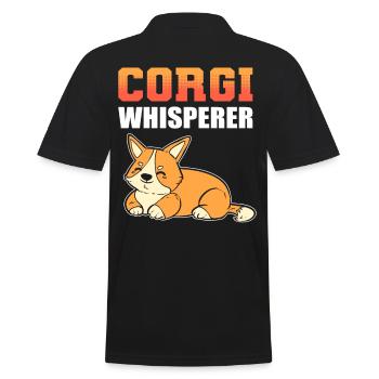 Corgi Whisperer Dog Lover Welsh Corgi - Polo Homme - noir - Dos - Kai (181cm)
