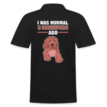 J’étais normal il y a 2 cockapoos propriétaire de chien cockapoo - Polo Homme - noir - Dos - Kai (181cm)