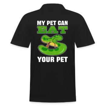 Mon animal peut manger votre animal de compagnie Reptile Propriétaire Snake - Polo Homme - noir - Dos - Kai (181cm)
