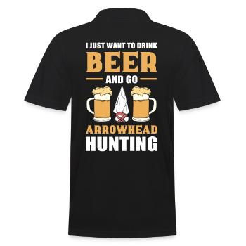 Arrowhead Hunting Arrowhead Hunting Arrowhead-Sa - Polo Homme - noir - Dos - Kai (181cm)