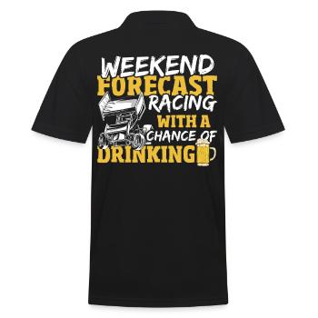Dirt Track Race Dirt Track Race Track-D - Polo Homme - noir - Dos - Kai (181cm)