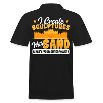 Dirt Track Rennen Dirt-Track-Rennen Rennen Renn-Dr - Männer Poloshirt - Schwarz - Hinten - Kai (181cm)