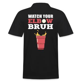 Beer Pong Beer Party Alcohol Celebrate Paddle Game P - Polo Homme - noir - Dos - Kai (181cm)