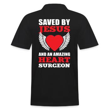Chirurgien cardiaque Chirurgien cardiaque Chirurgie cardiaque Arrêt cardiaque - Polo Homme - noir - Dos - Kai (181cm)
