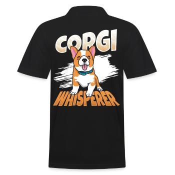 Corgi Chien Corgis Welsh-Corgi Puppy Sweet-Corgi Ha - Polo Homme - noir - Dos - Kai (181cm)