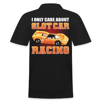 Slotcar Rennen Slotcar Racing Slot Car Racing RC - Männer Poloshirt - Schwarz - Hinten - Kai (181cm)