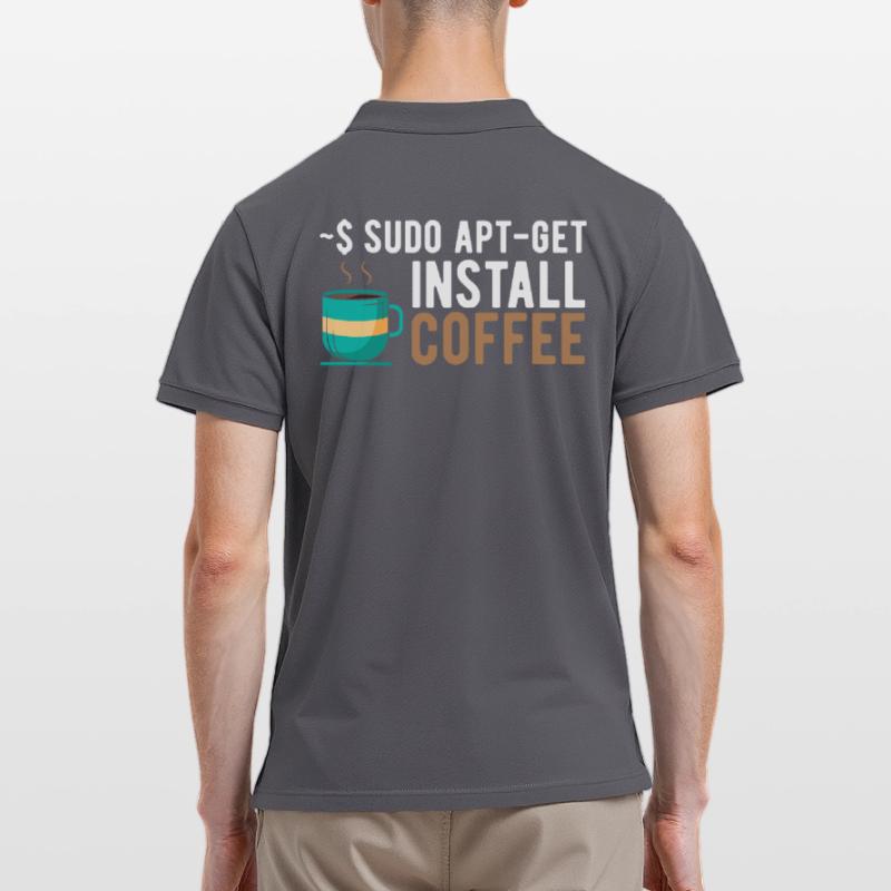 Linux Software Open Source Computer Informatik-Stu Männer Poloshirt