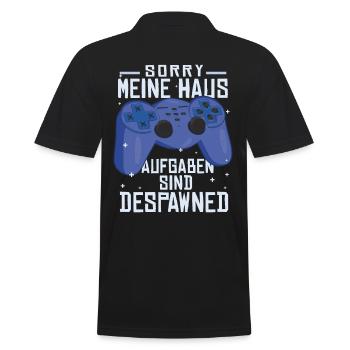 Devoirs Jeu mis en gage Jeu de jeu Jeu - Polo Homme - noir - Dos - Kai (181cm)