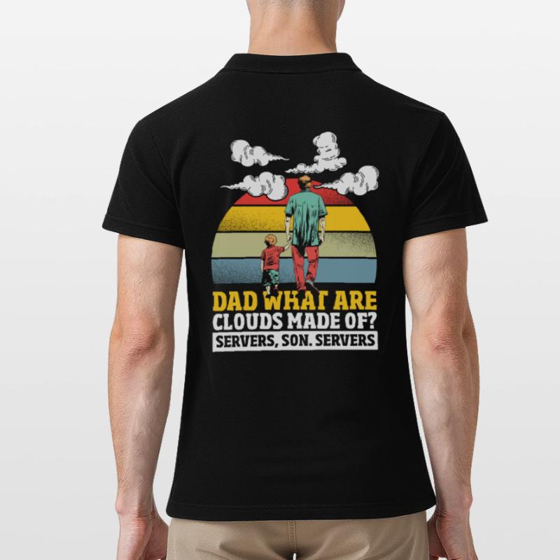 What Are Clouds Made Of Programming Programmer Männer Poloshirt
