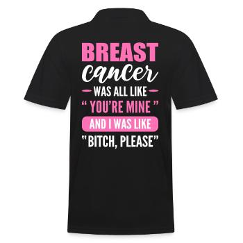 C’était comme un cancer du sein à ruban rose - Polo Homme - noir - Dos - Kai (181cm)