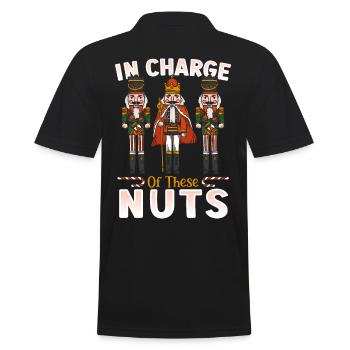 In Charge Of These Nuts Nutcracker Ballet - Männer Poloshirt - Schwarz - Hinten - Kai (181cm)