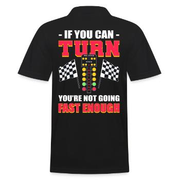 Pas assez rapide Drag Racing Drag Race Sport automobile - Polo Homme - noir - Dos - Kai (181cm)
