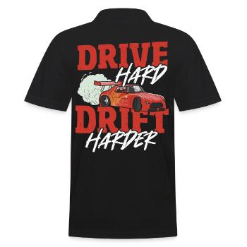Drive Hard Drift Drifting Car Racing - Polo Homme - noir - Dos - Kai (181cm)