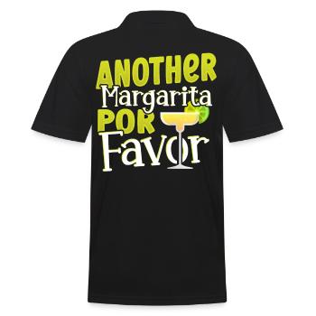 Une autre Margarita Por Favor Margarita boisson Fiesta - Polo Homme - noir - Dos - Kai (181cm)