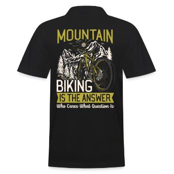 Le VTT est la réponse VTT VTT - Polo Homme - noir - Dos - Kai (181cm)