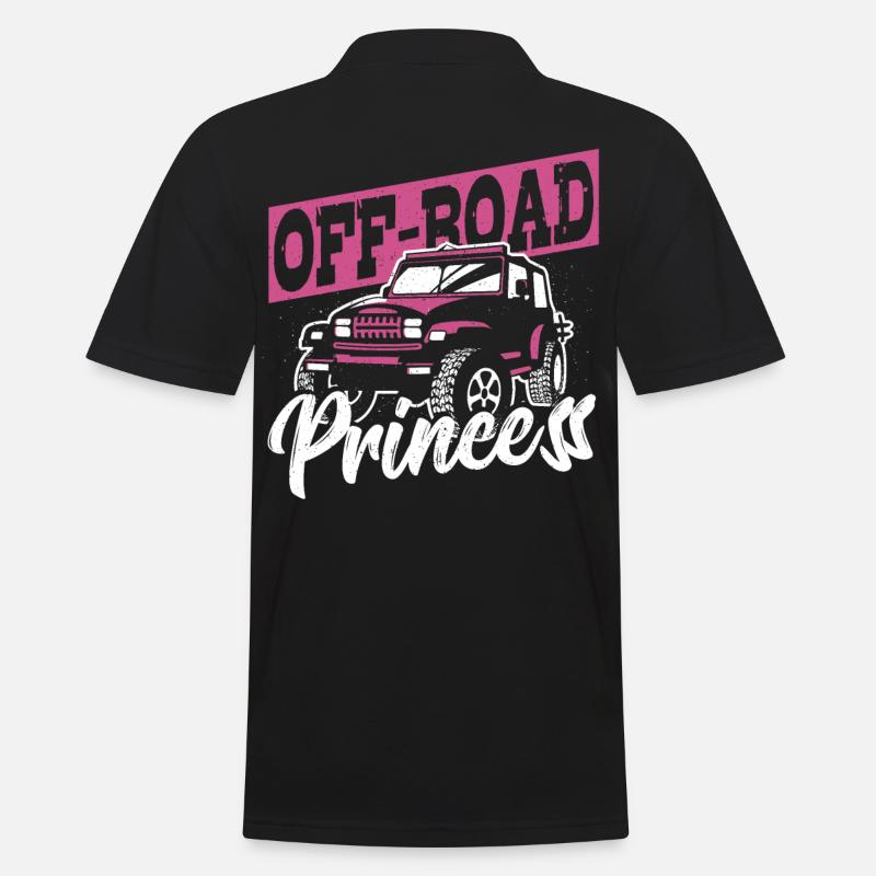 Off-Road Princess Offroading Off-Roading - Men's Polo Shirt - black