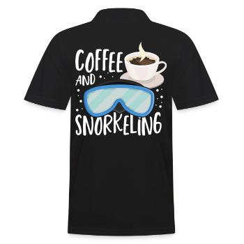 Café et plongée en apnée Snorkel Dive Plongée sous-marine - Polo Homme - noir - Dos - Kai (181cm)