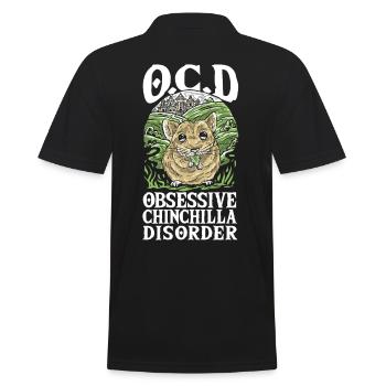 O.C.D Trouble obsessionnel du chinchilla Chinchilla Maman - Polo Homme - noir - Dos - Kai (181cm)