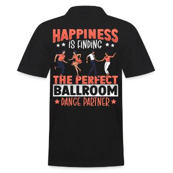 Le bonheur, c’est de trouver la danse de salon parfaite - Polo Homme - noir - Dos - Kai (181cm)
