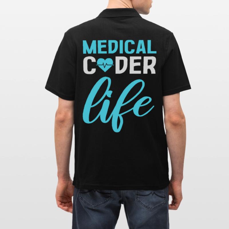 Codeur médical Vie Codeur clinique Codeur médical Polo Homme
