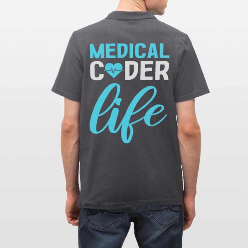 Medical Coder Life Clinical Coder Medical Coding Männer Poloshirt