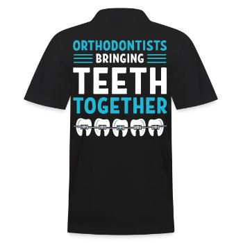 Orthodontistes Orthodontistes Dentistes Dentistes Dentistes - Polo Homme - noir - Dos - Kai (181cm)