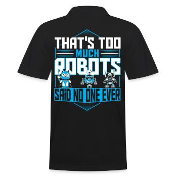 Robotik Robotik Roboter Bioengineering Digital - Männer Poloshirt - Schwarz - Hinten - Kai (181cm)
