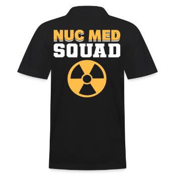Nuc Med Squad Nuclear Medicine Technologist - Männer Poloshirt - Schwarz - Hinten - Kai (181cm)