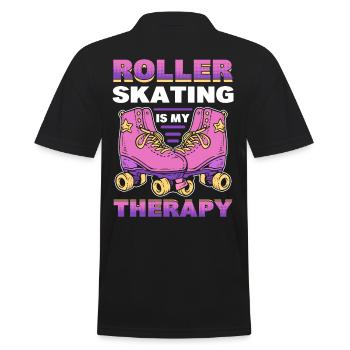 Roller Skating Roller Derby Roller Skating Sports - Polo Homme - noir - Dos - Kai (181cm)