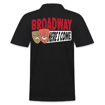 Broadway Me voici amateur de musique de Broadway - Polo Homme - noir - Dos - Kai (181cm)