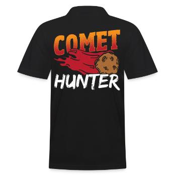 Carte de la constellation d’astronomie Comet Hunter - Polo Homme - noir - Dos - Kai (181cm)