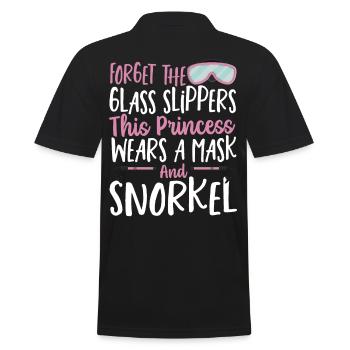 Oubliez les chaussons de verre Cette princesse - Polo Homme - noir - Dos - Kai (181cm)