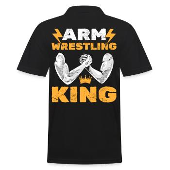 Arm Wrestling King Arm Wrestling - Polo Homme - noir - Dos - Kai (181cm)