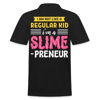 Je ne suis pas comme un enfant normal, je suis un - Polo Homme - noir - Dos - Kai (181cm)