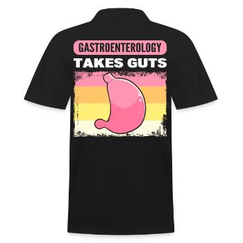 La gastroentérologie a besoin d’intestins gastroentérologue - Polo Homme - noir - Dos - Kai (181cm)