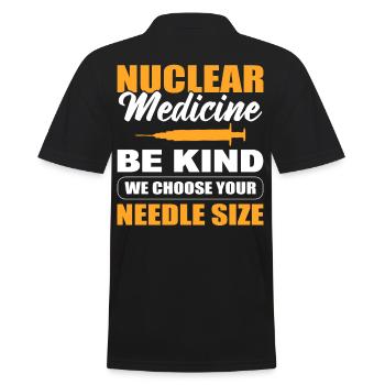 Médecine nucléaire Soyez gentil Nous choisissons votre taille d’aiguille - Polo Homme - noir - Dos - Kai (181cm)