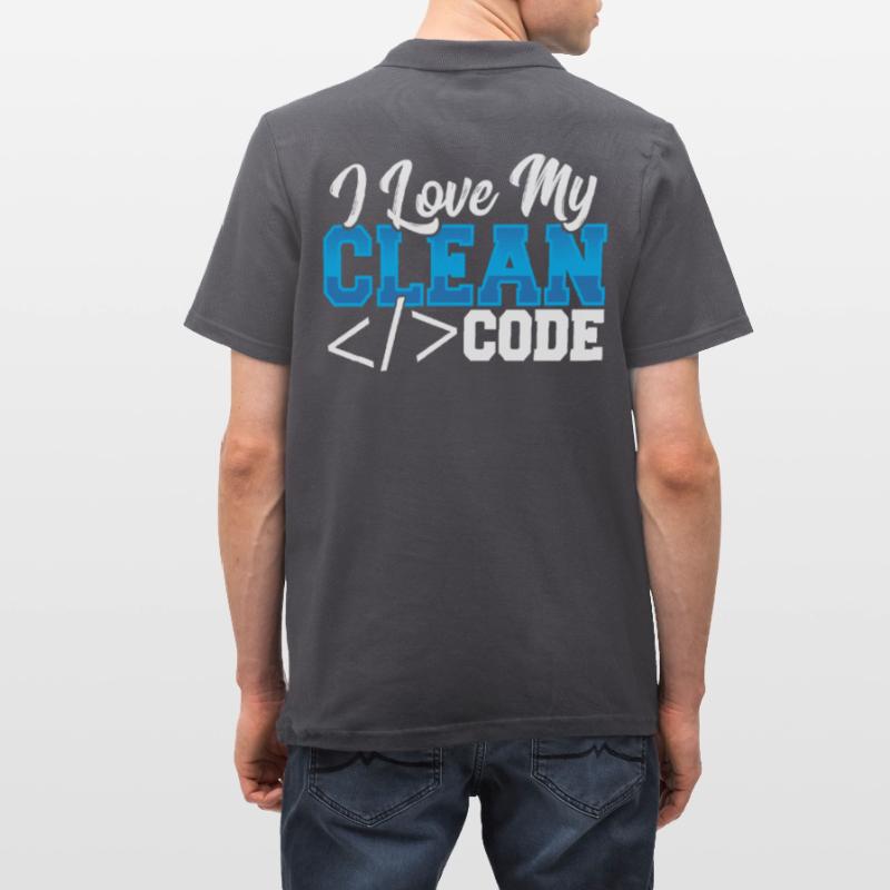 Programmation J’aime mon code propre Polo Homme