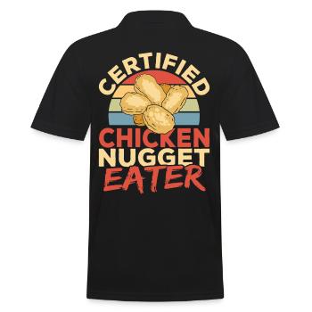 Nug Life Chicken Lover Nuggets Lover Chicken - Polo Homme - noir - Dos - Kai (181cm)