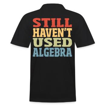 Geometrie Graph Kalkül Algebra Lehrer Must Haves - Männer Poloshirt - Schwarz - Hinten - Kai (181cm)