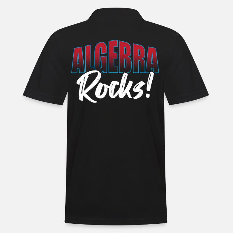 Algebra-Liebhaber Mathematiker Algebra-Lehrer - Männer Poloshirt - Schwarz
