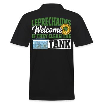 Aquarist Fischsammler Fischhaltung St. Patricks - Männer Poloshirt - Schwarz - Hinten - Kai (181cm)