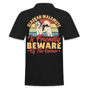 Hound Dog Lovers Propriétaires de chiens - Polo Homme - noir - Dos - Kai (181cm)