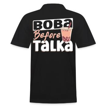Black Tea Oolong Tea Iced Tea - Men's Polo Shirt - black - Back - Kai (181cm)