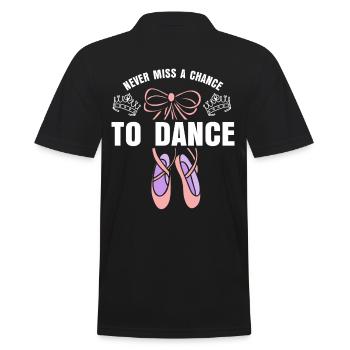 Cadeau de danse de ballet - Polo Homme - noir - Dos - Kai (181cm)