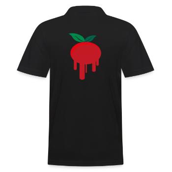 tomato - Men's Polo Shirt - black - Back - Kai (181cm)