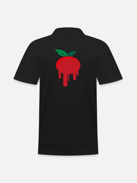 tomato - Men's Polo Shirt - black