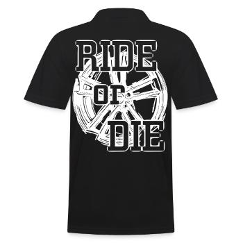 2reborn RIDE OR DIE TIRE WHEEL CAR Auto wh - Polo Homme - noir - Dos - Kai (181cm)
