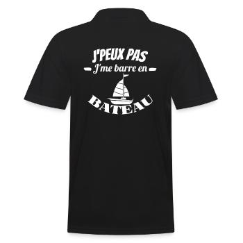 Assez doue pour etre POLONAIS - Polo Homme - noir - Dos - Kai (181cm)