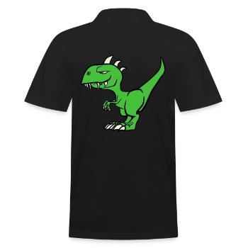Dinosaures - Polo Homme - noir - Dos - Kai (181cm)